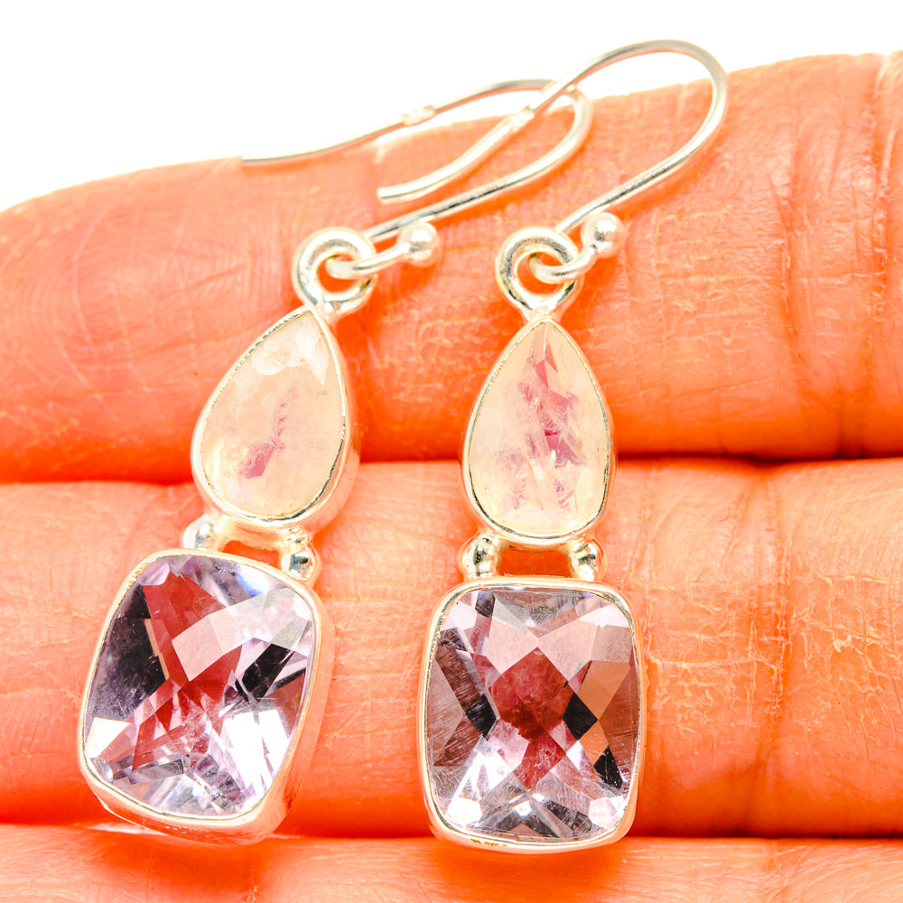 Kunzite Earrings handcrafted by Anasilvercos - EARR427477