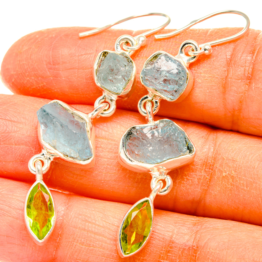 Aquamarine Earrings handcrafted by Anasilvercos - EARR427479
