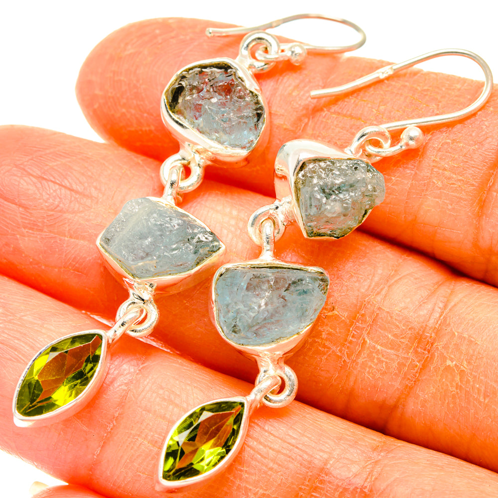 Aquamarine Earrings handcrafted by Anasilvercos - EARR427484
