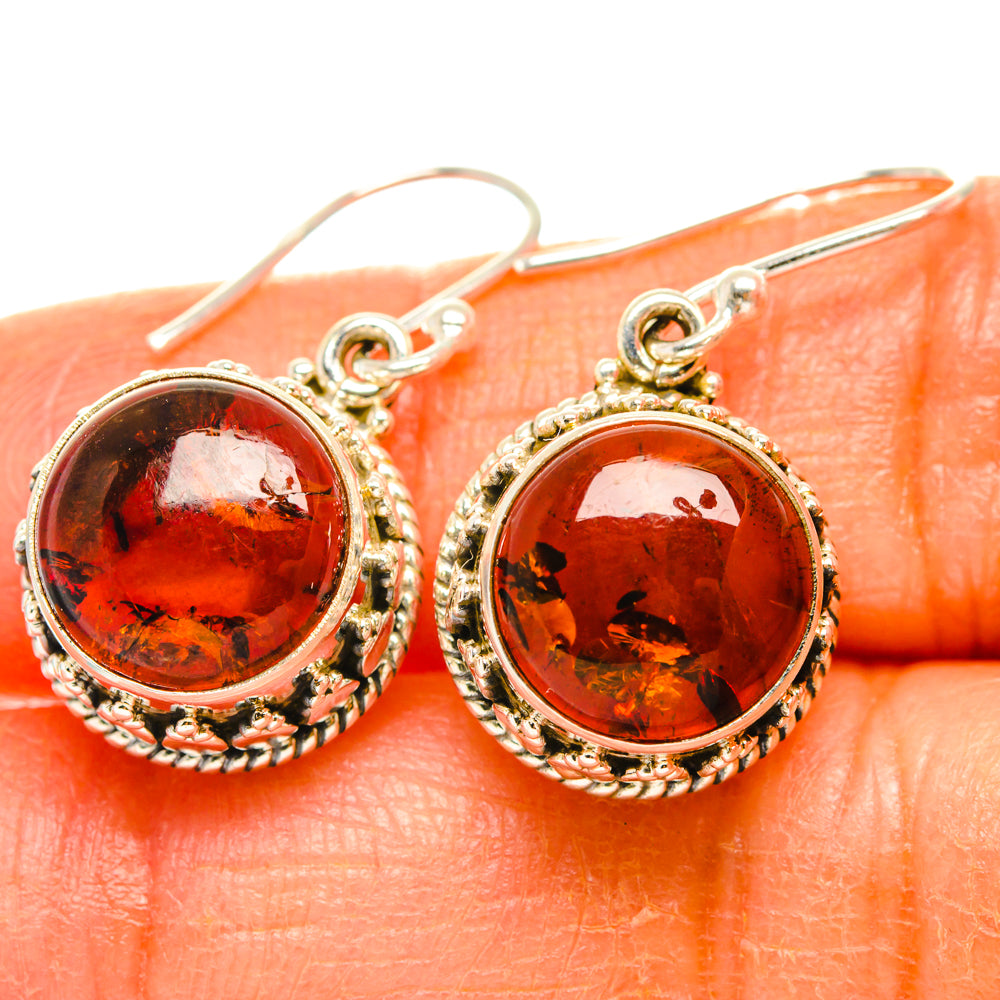 Baltic Amber Earrings handcrafted by Anasilvercos - EARR427489