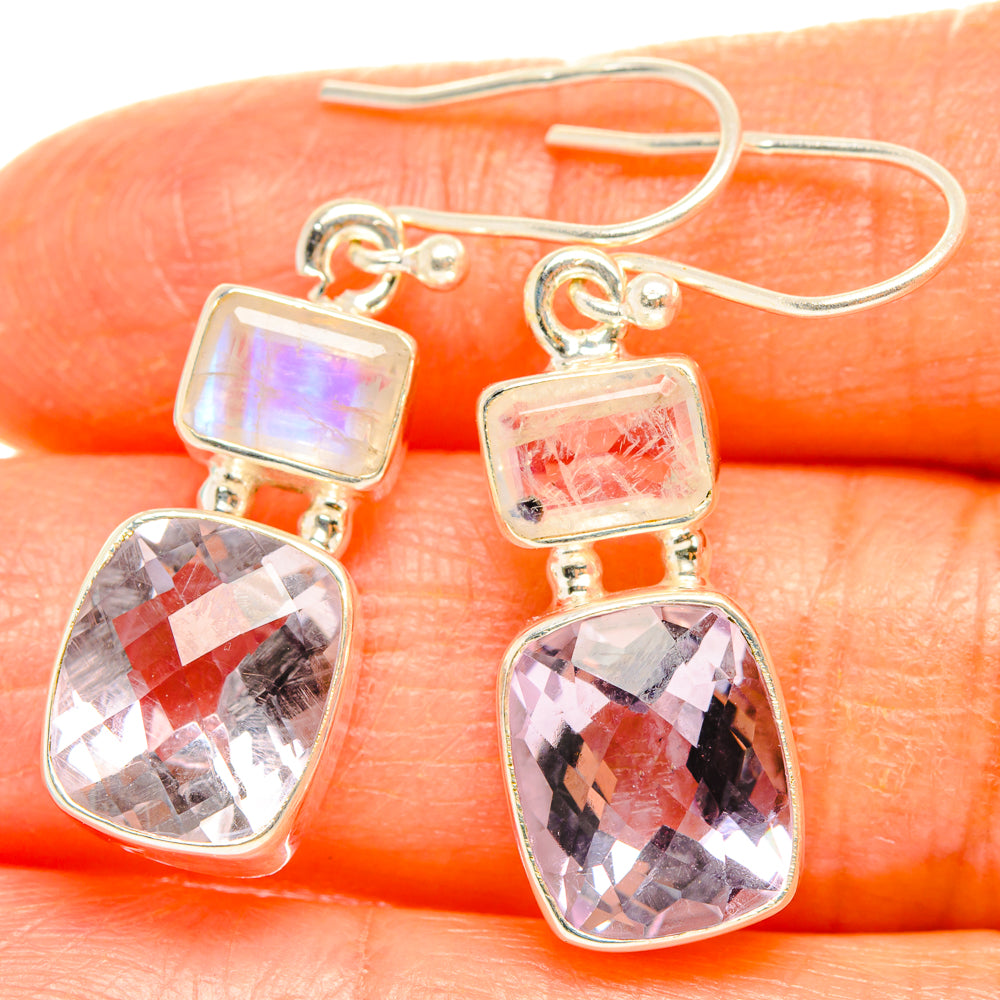 Kunzite Earrings handcrafted by Anasilvercos - EARR427490