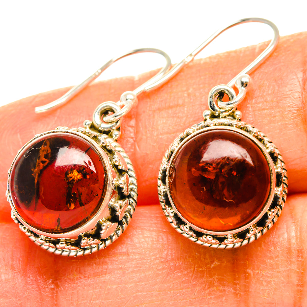 Baltic Amber Earrings handcrafted by Anasilvercos - EARR427491