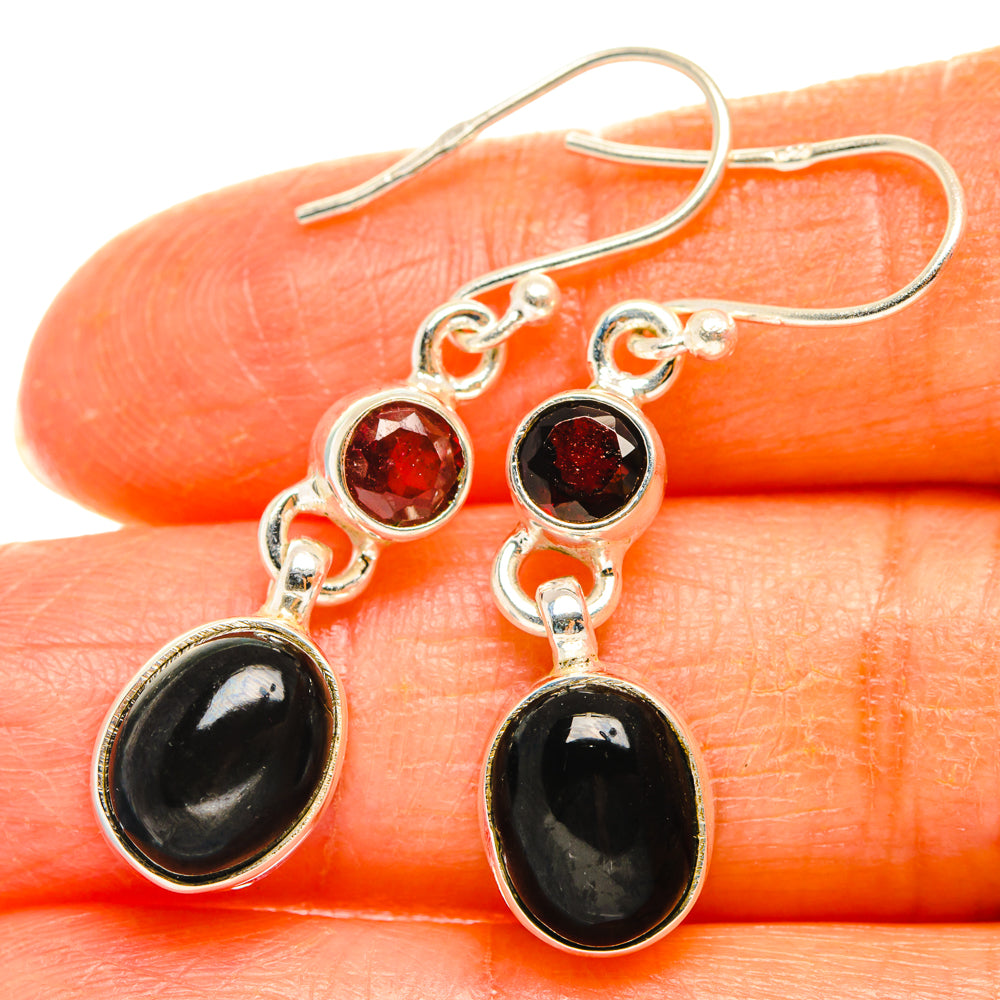 Star Diopside Earrings handcrafted by Anasilvercos - EARR427492