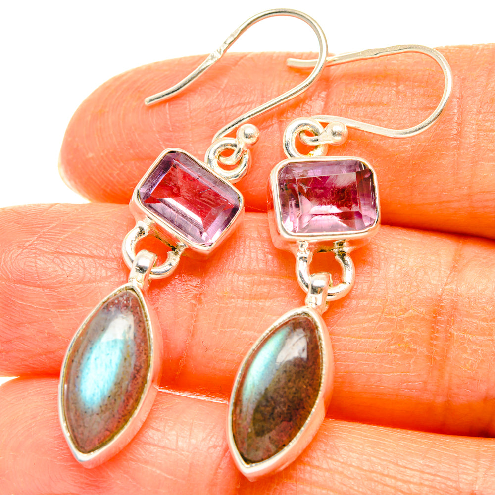 Labradorite Earrings handcrafted by Anasilvercos - EARR427495