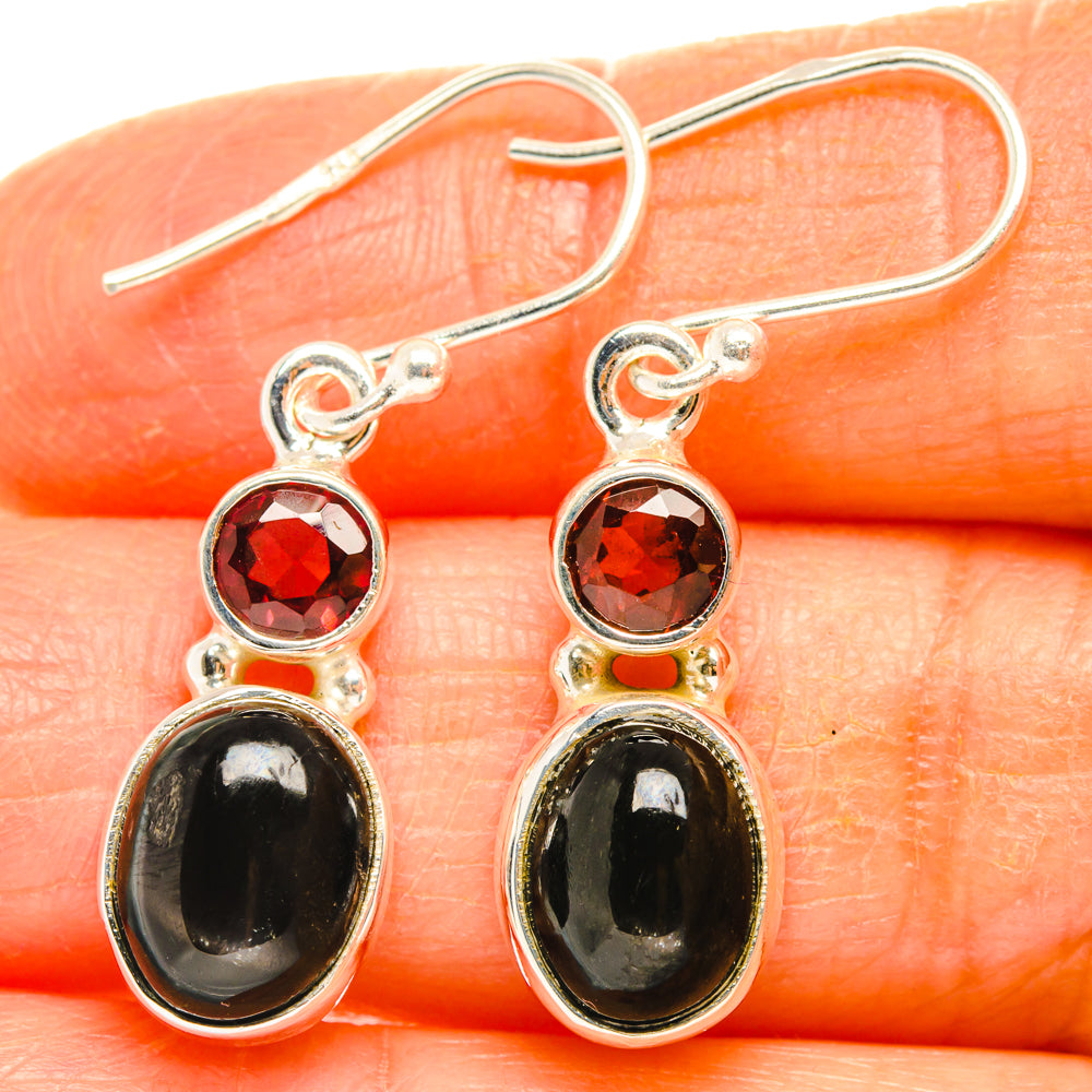Star Diopside Earrings handcrafted by Anasilvercos - EARR427501