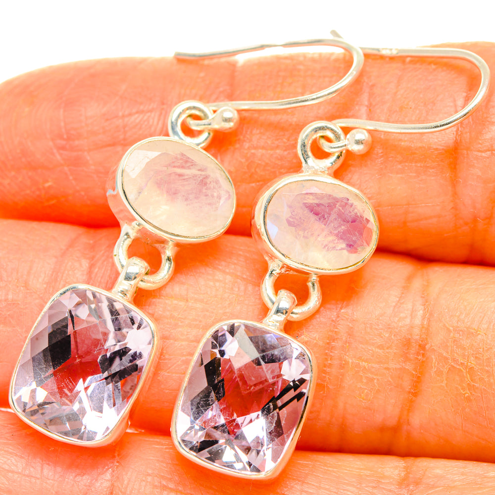 Kunzite Earrings handcrafted by Anasilvercos - EARR427514