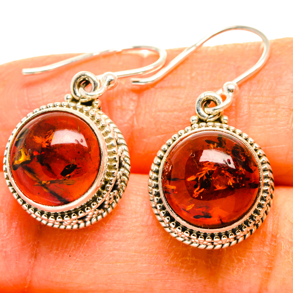 Baltic Amber Earrings handcrafted by Anasilvercos - EARR427515