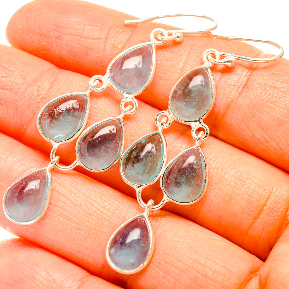 Aquamarine Earrings handcrafted by Anasilvercos - EARR427524