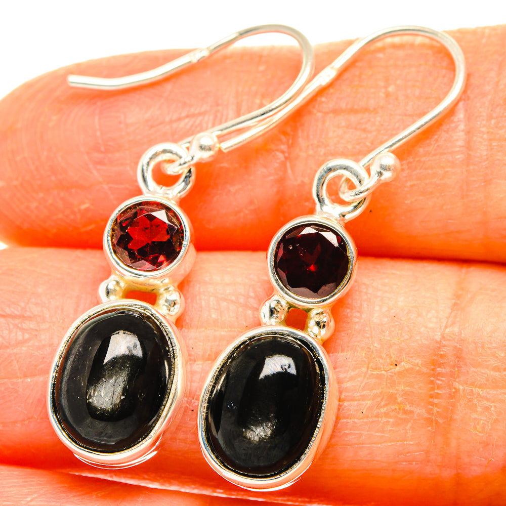 Star Diopside Earrings handcrafted by Anasilvercos - EARR427527