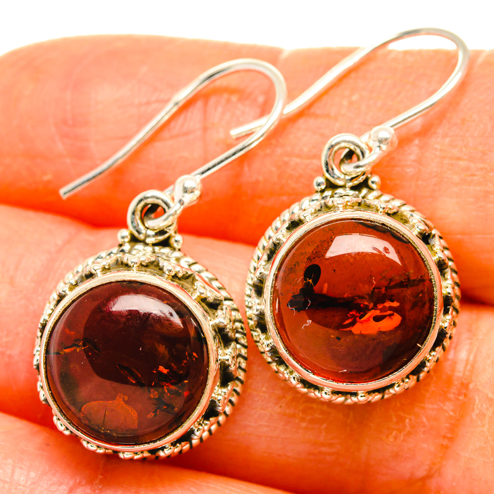 Baltic Amber Earrings handcrafted by Anasilvercos - EARR427534