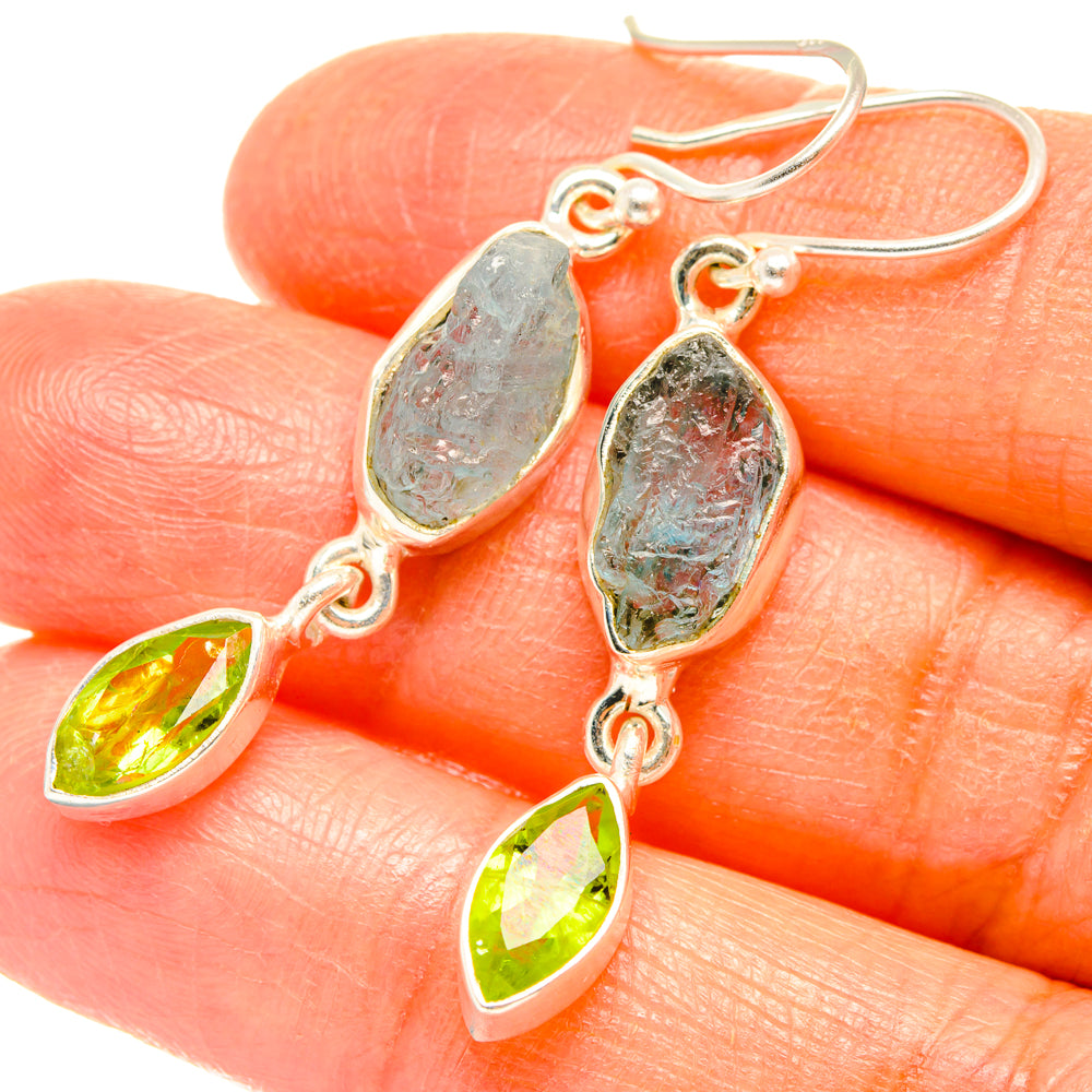 Aquamarine Earrings handcrafted by Anasilvercos - EARR427538