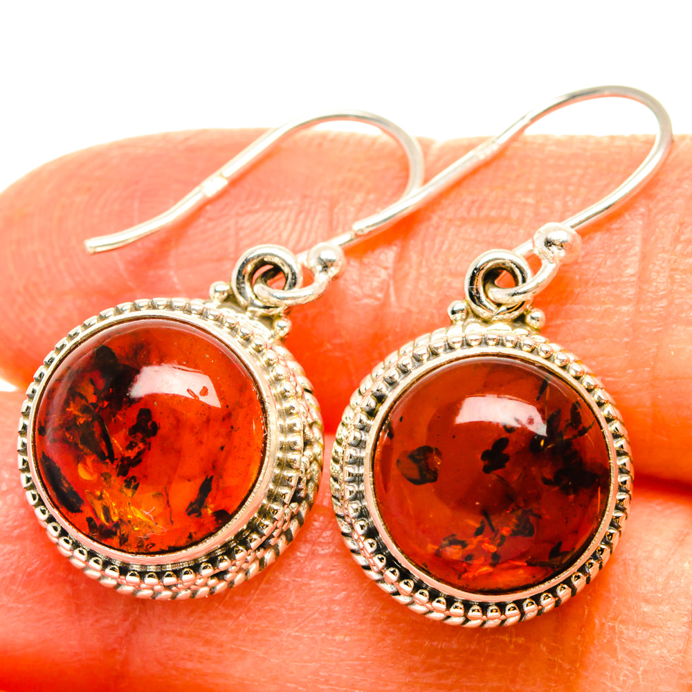 Baltic Amber Earrings handcrafted by Anasilvercos - EARR427540