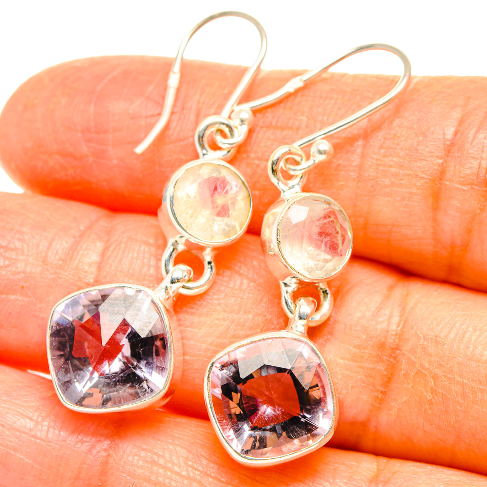 Kunzite Earrings handcrafted by Anasilvercos - EARR427553