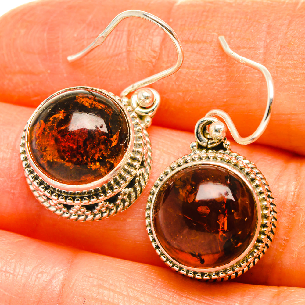 Baltic Amber Earrings handcrafted by Anasilvercos - EARR427562