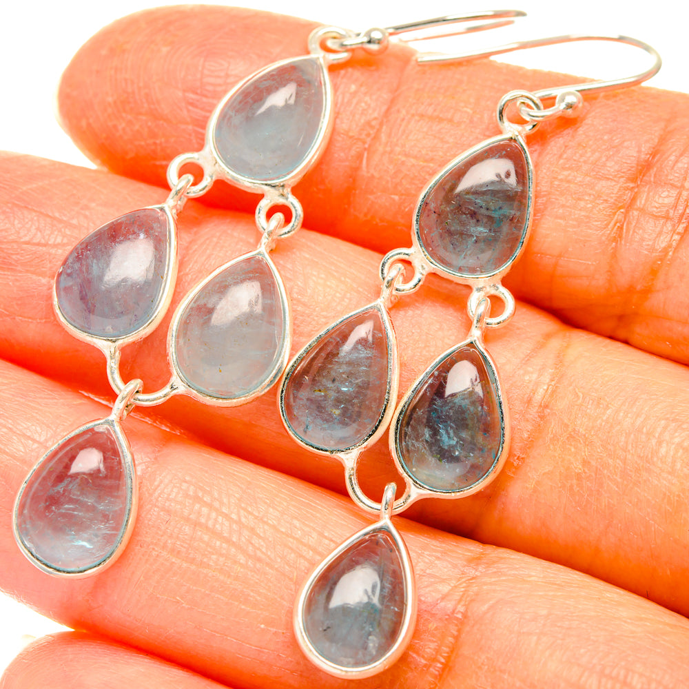 Aquamarine Earrings handcrafted by Anasilvercos - EARR427568