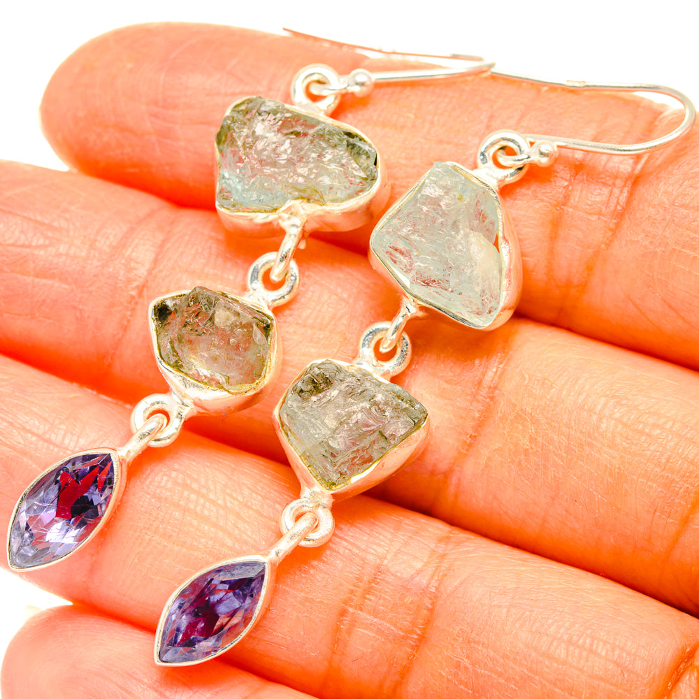 Aquamarine Earrings handcrafted by Anasilvercos - EARR427570