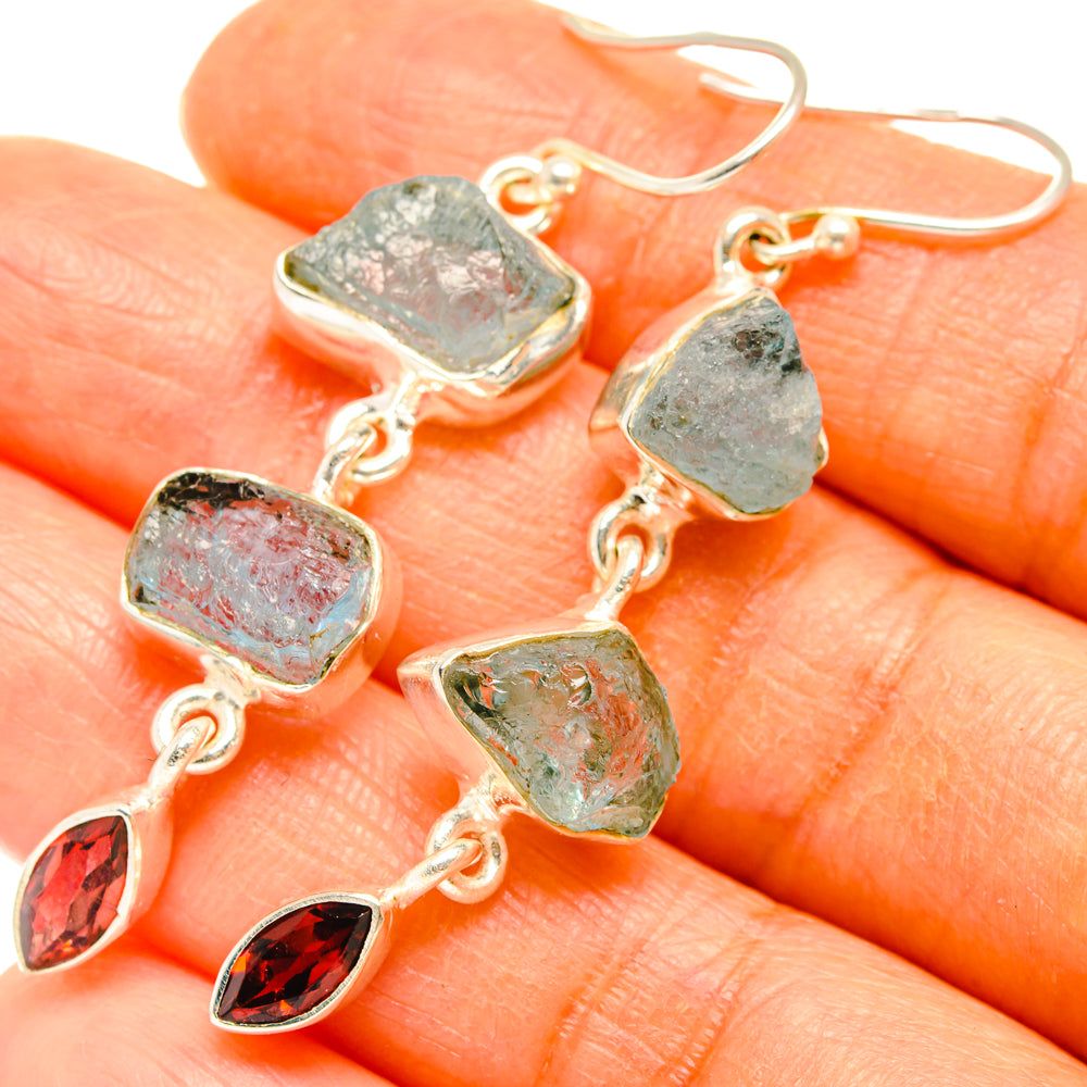 Aquamarine Earrings handcrafted by Anasilvercos - EARR427579