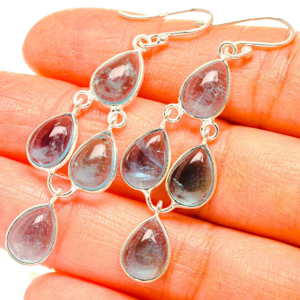 Aquamarine Earrings handcrafted by Anasilvercos - EARR427583