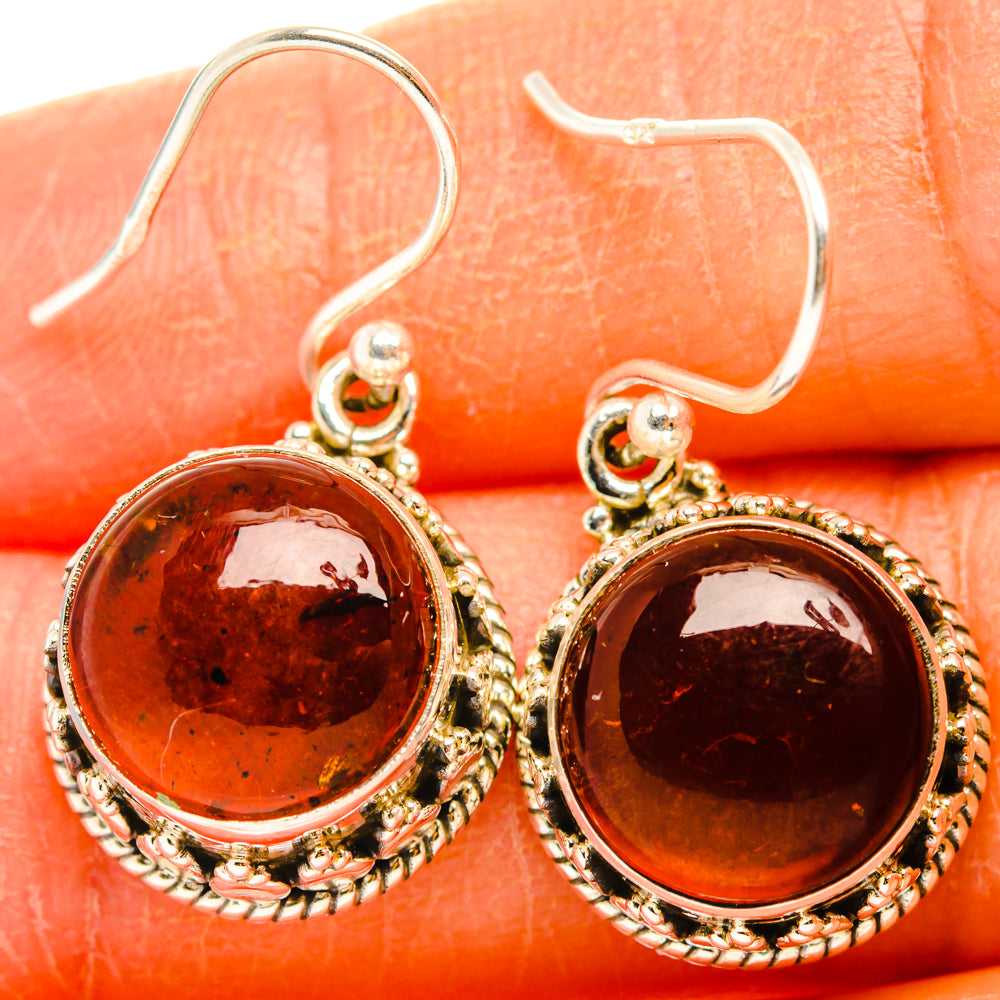 Baltic Amber Earrings handcrafted by Anasilvercos - EARR427588