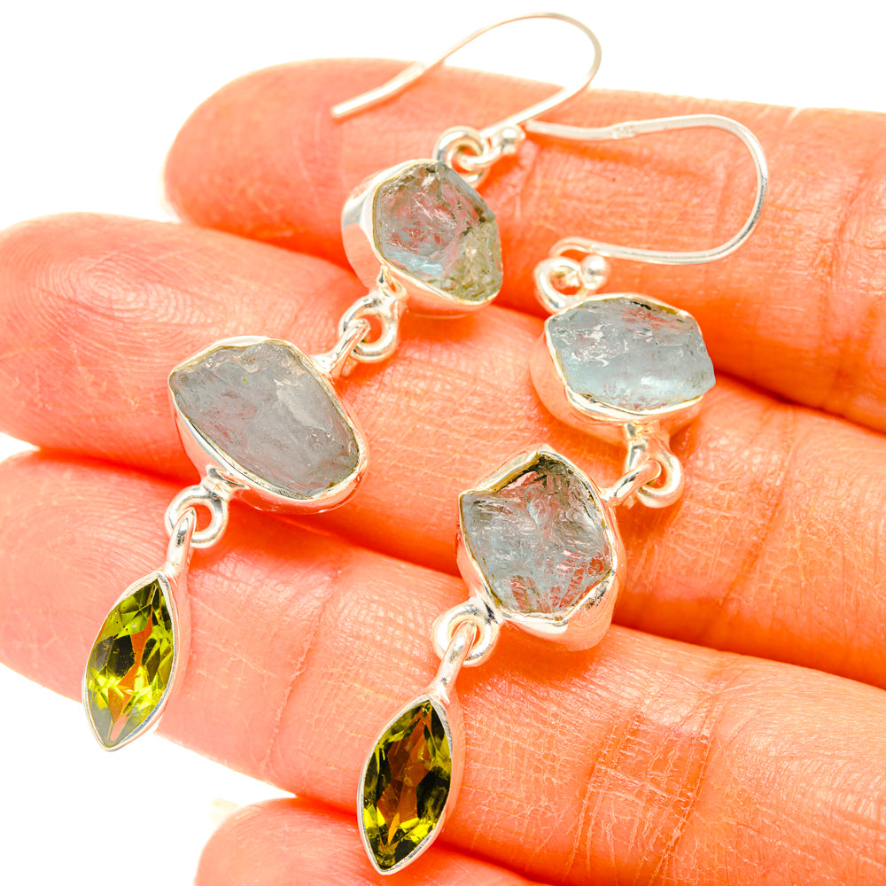 Aquamarine Earrings handcrafted by Anasilvercos - EARR427598