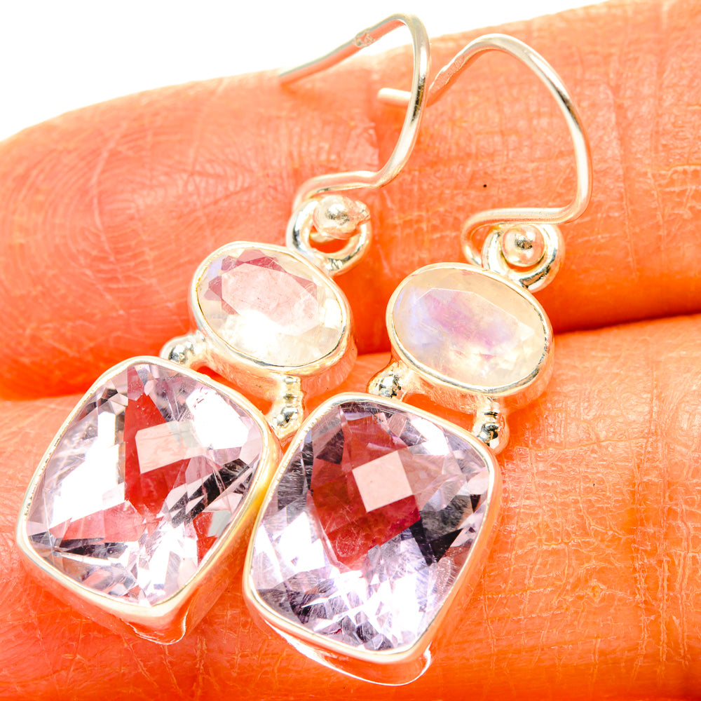 Kunzite Earrings handcrafted by Anasilvercos - EARR427602