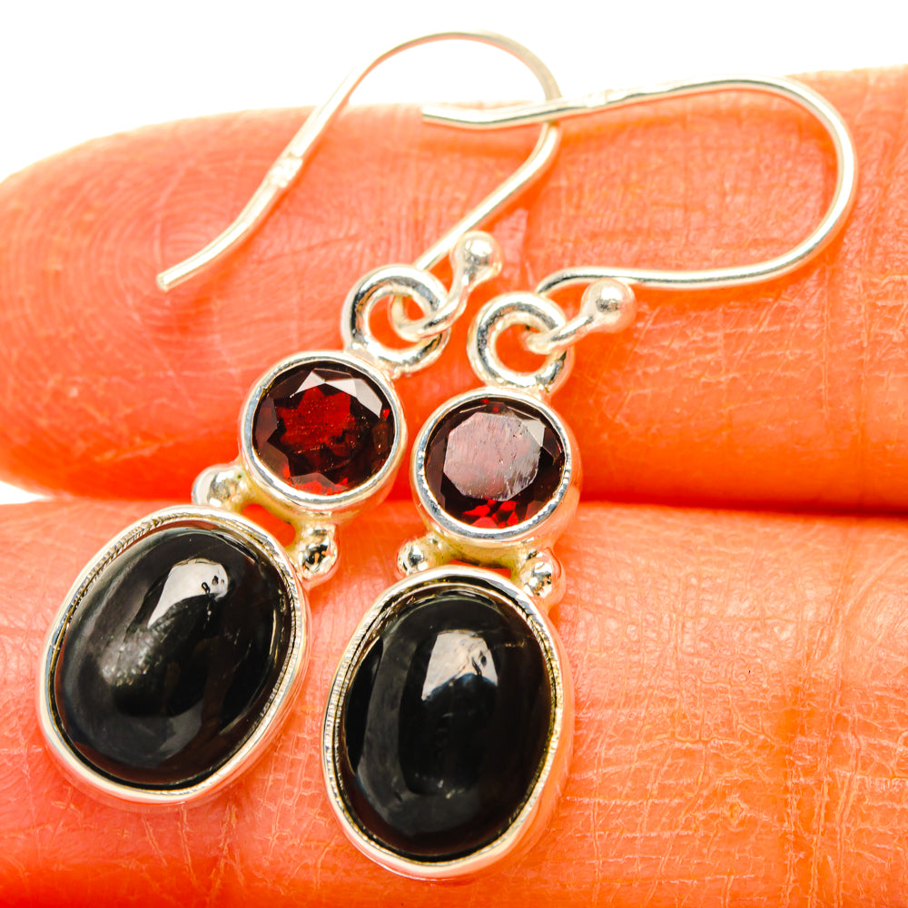 Star Diopside Earrings handcrafted by Anasilvercos - EARR427606