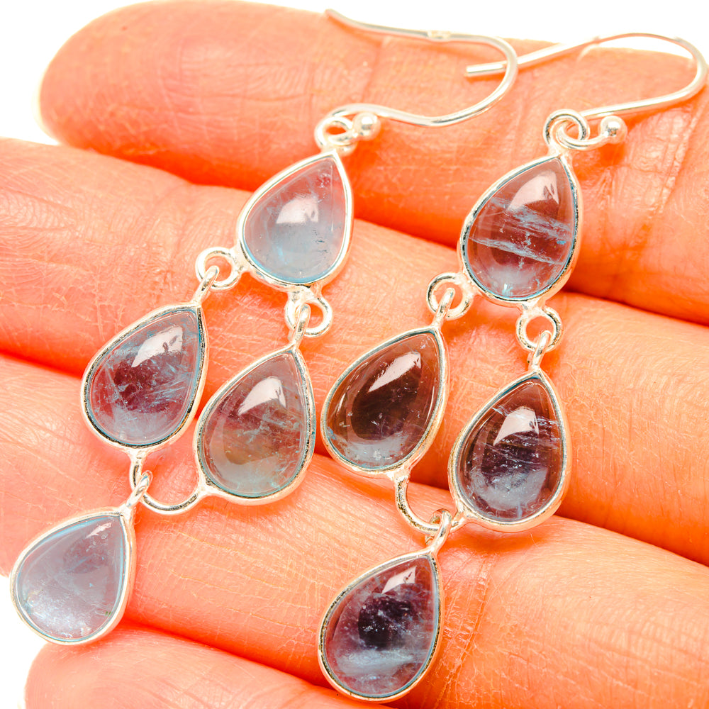 Aquamarine Earrings handcrafted by Anasilvercos - EARR427613