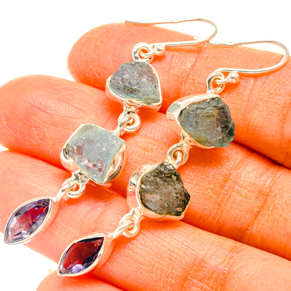 Aquamarine Earrings handcrafted by Anasilvercos - EARR427620