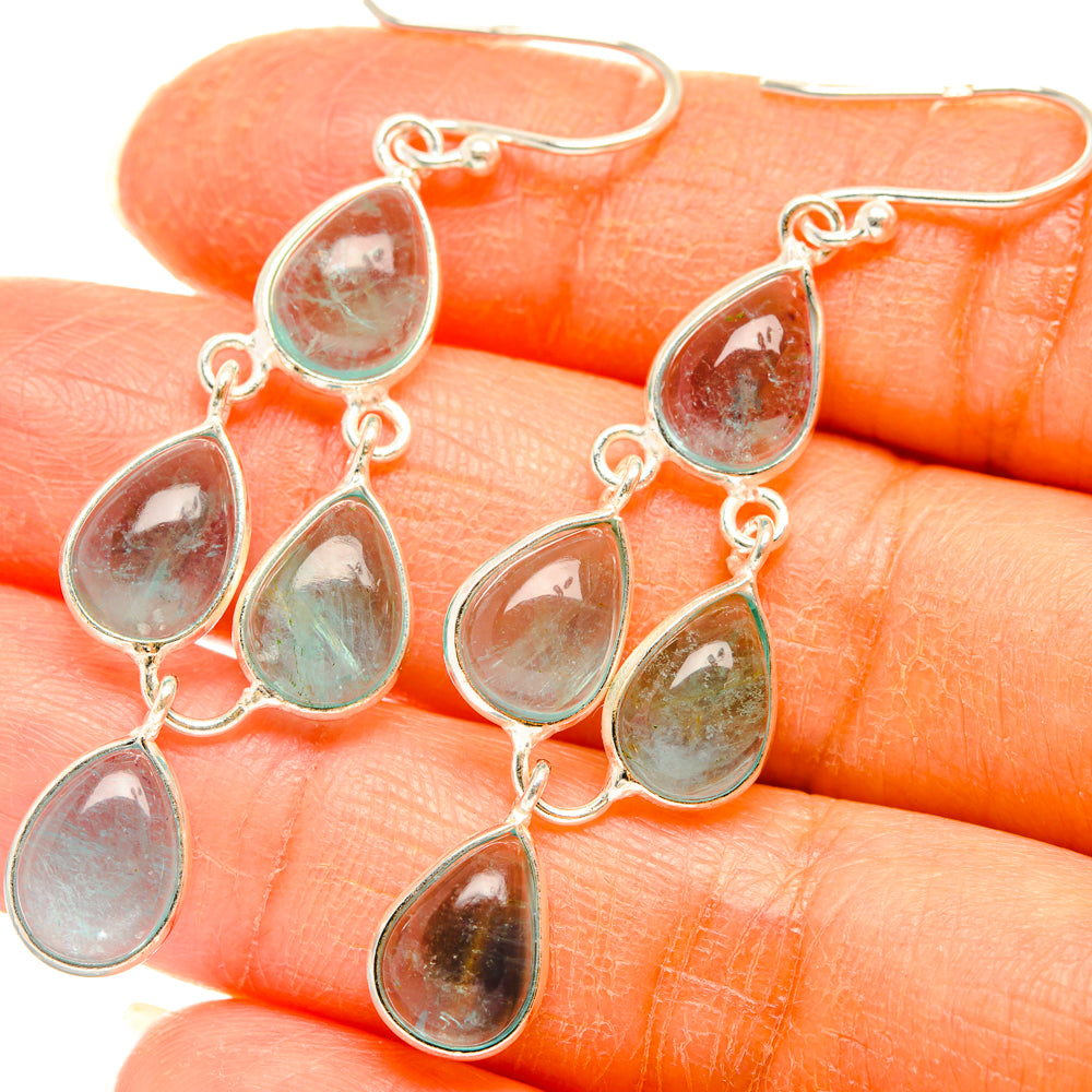 Aquamarine Earrings handcrafted by Anasilvercos - EARR427621