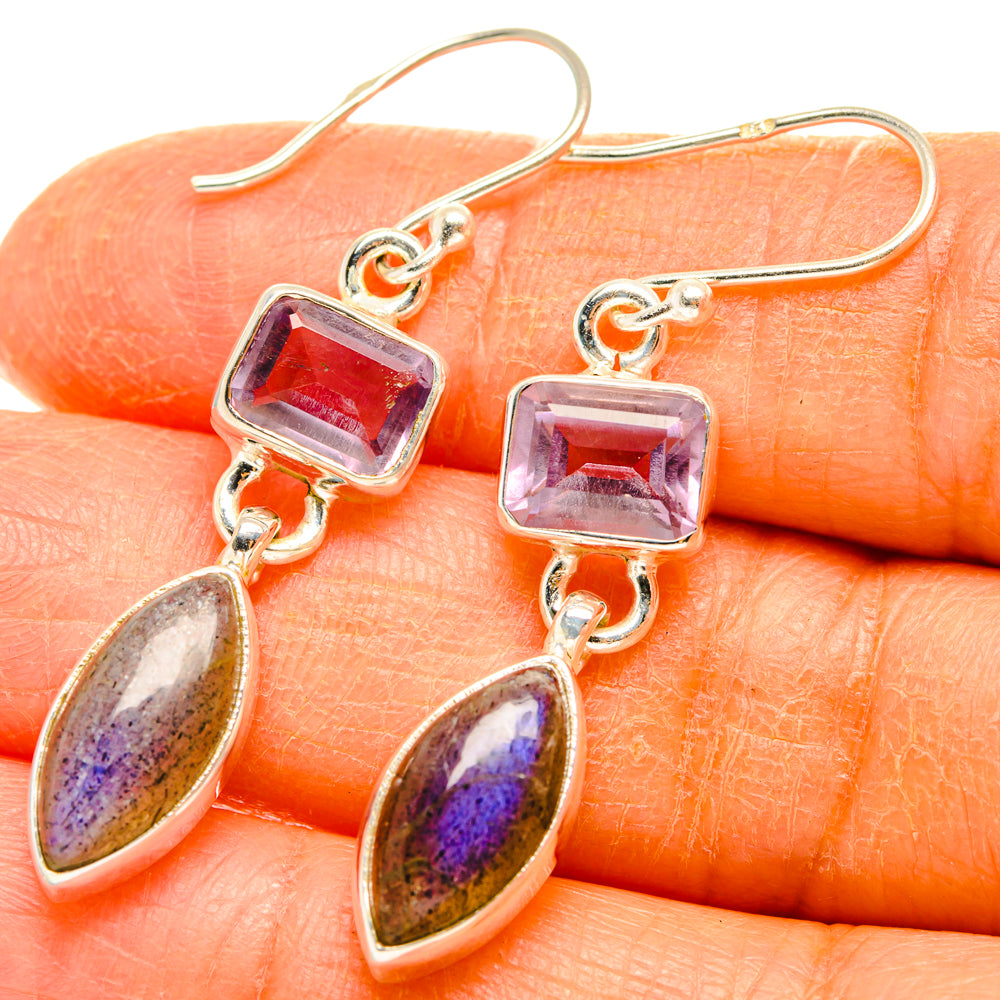 Labradorite Earrings handcrafted by Anasilvercos - EARR427625