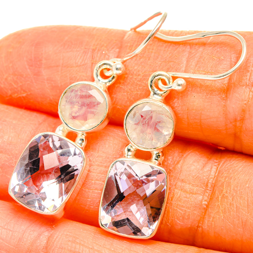 Kunzite Earrings handcrafted by Anasilvercos - EARR427626