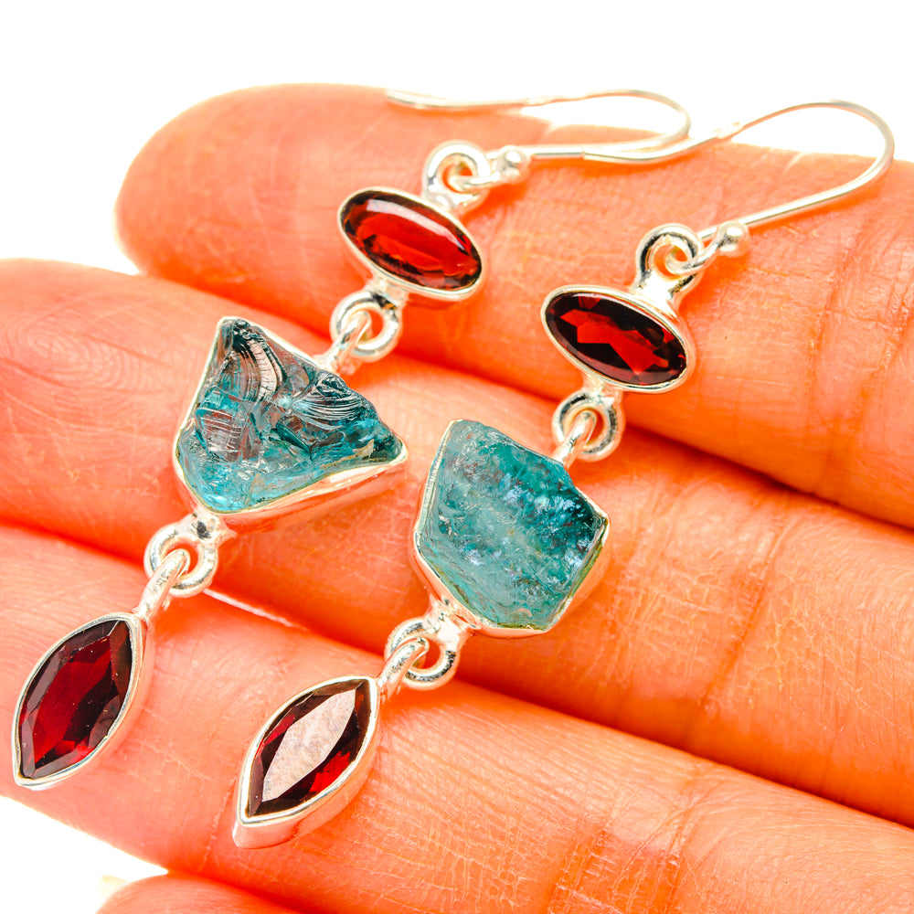 Apatite Earrings handcrafted by Anasilvercos - EARR427629