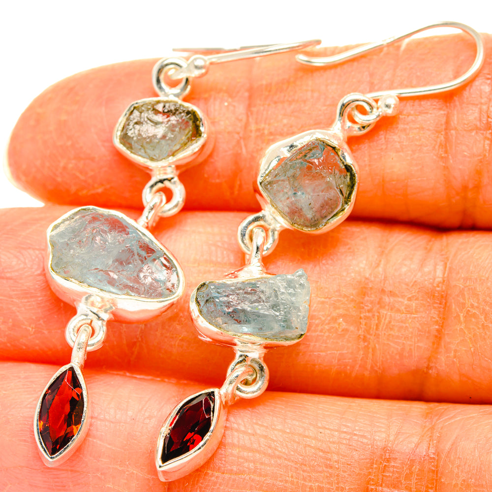 Aquamarine Earrings handcrafted by Anasilvercos - EARR427633