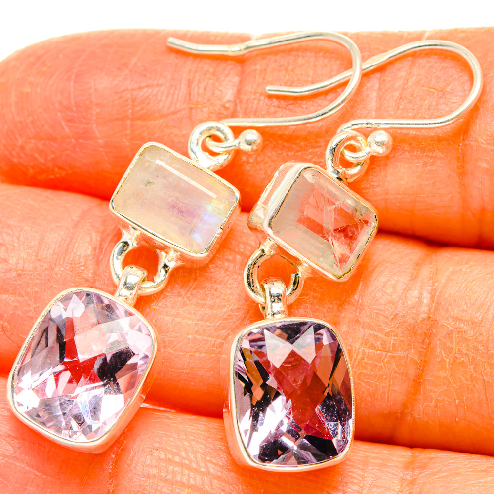 Kunzite Earrings handcrafted by Anasilvercos - EARR427643