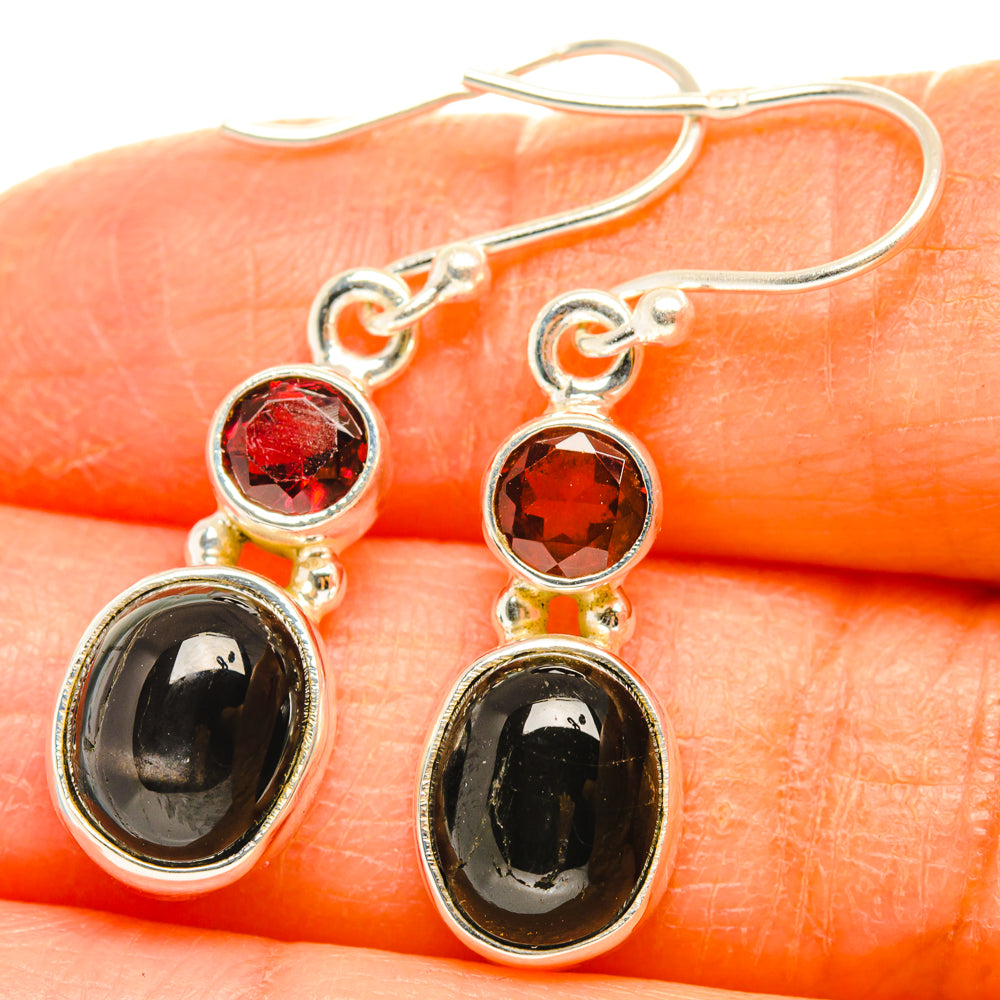 Star Diopside Earrings handcrafted by Anasilvercos - EARR427647