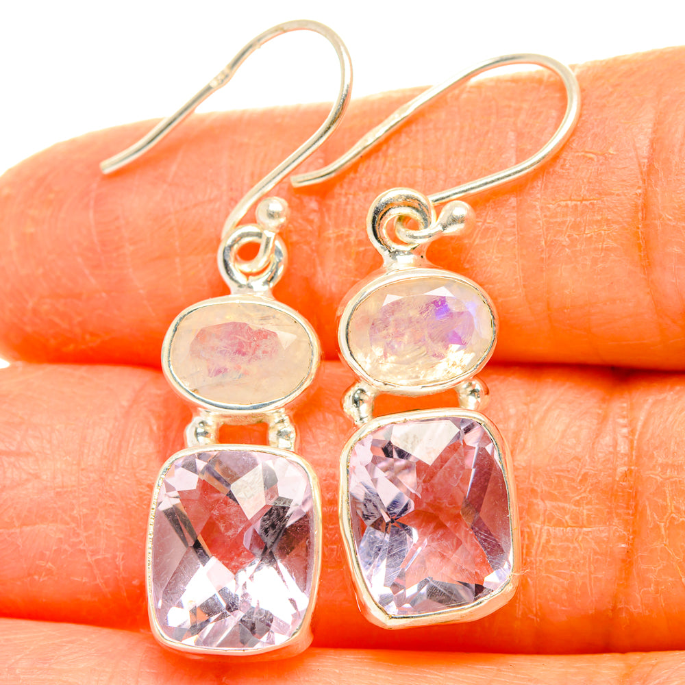 Kunzite Earrings handcrafted by Anasilvercos - EARR427663