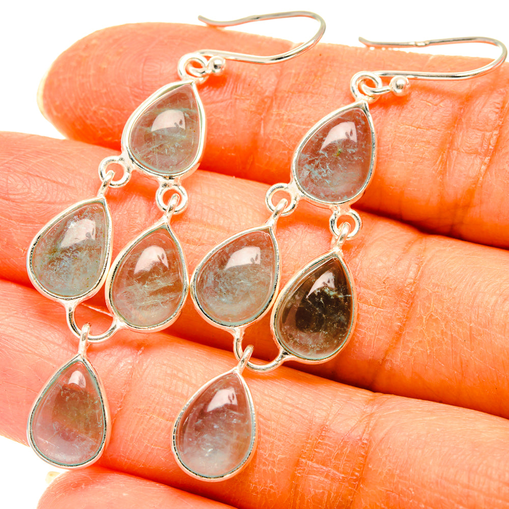 Aquamarine Earrings handcrafted by Anasilvercos - EARR427680