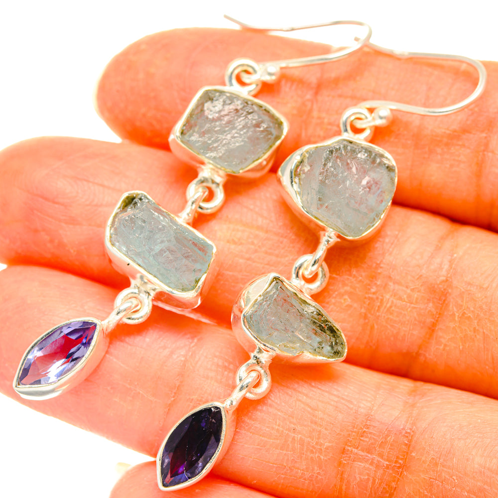 Aquamarine Earrings handcrafted by Anasilvercos - EARR427683