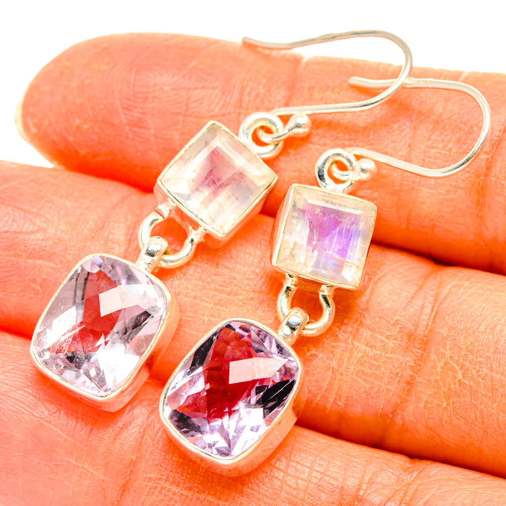 Kunzite Earrings handcrafted by Anasilvercos - EARR427689