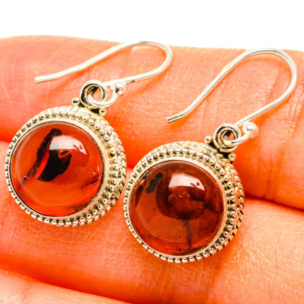 Baltic Amber Earrings handcrafted by Anasilvercos - EARR427690