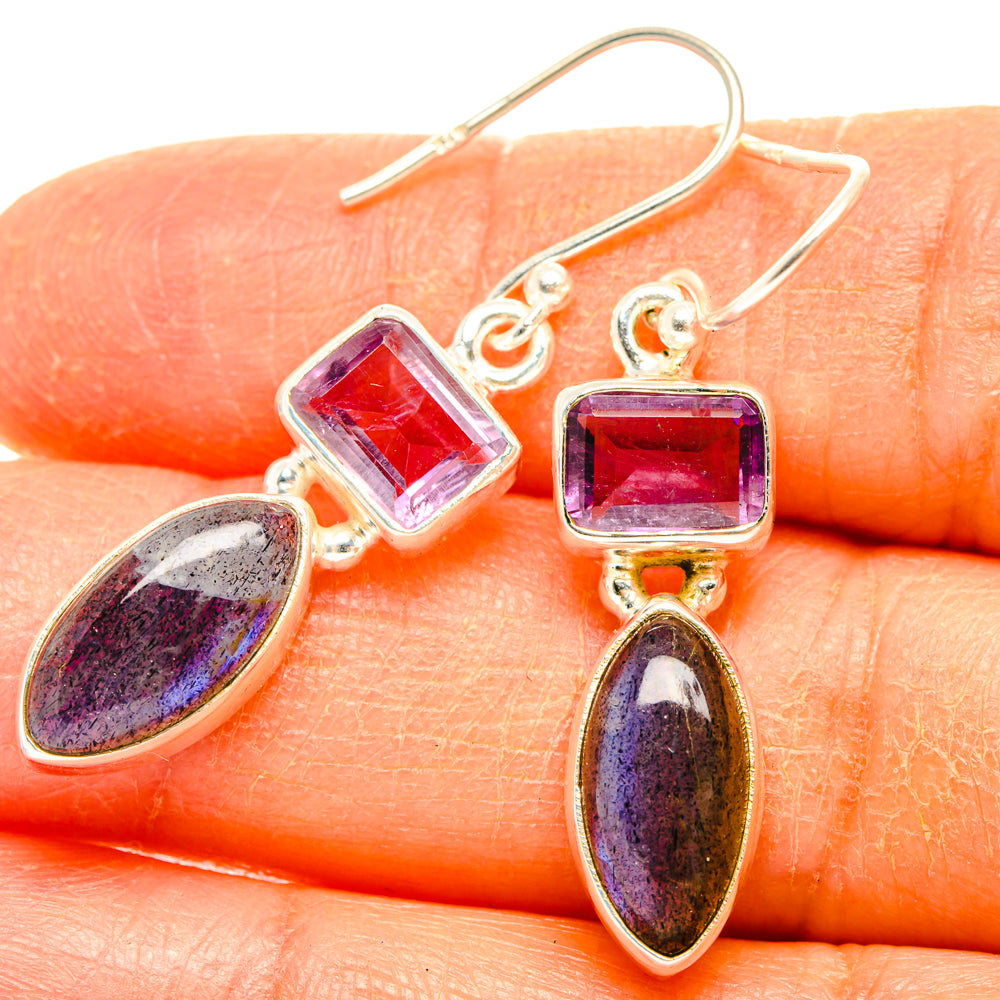 Labradorite Earrings handcrafted by Anasilvercos - EARR427691