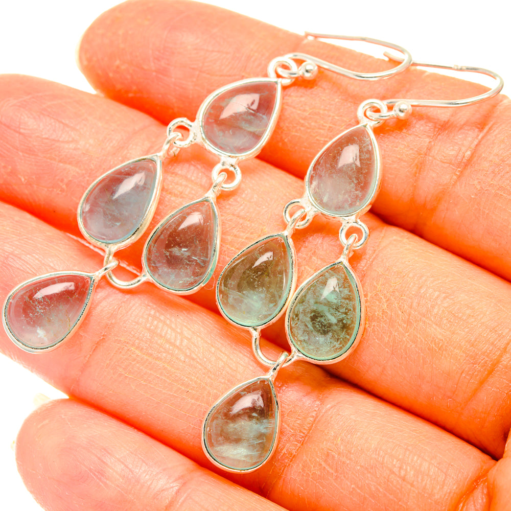 Aquamarine Earrings handcrafted by Anasilvercos - EARR427694
