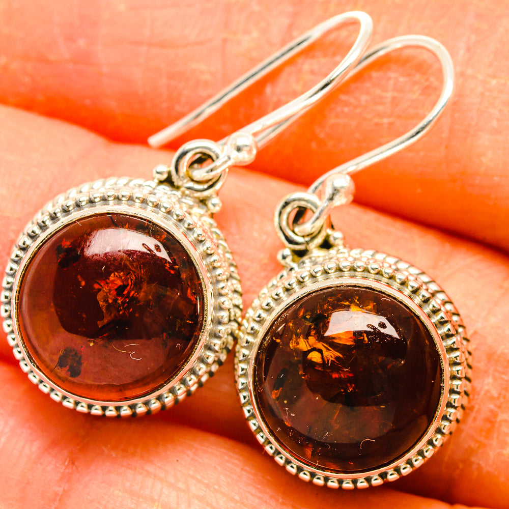 Baltic Amber Earrings handcrafted by Anasilvercos - EARR427707