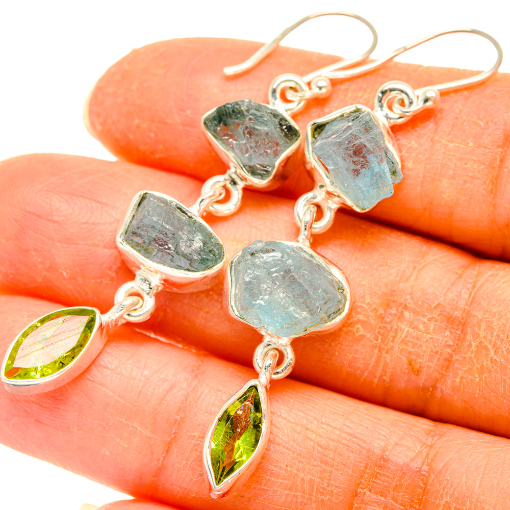 Aquamarine Earrings handcrafted by Anasilvercos - EARR427711