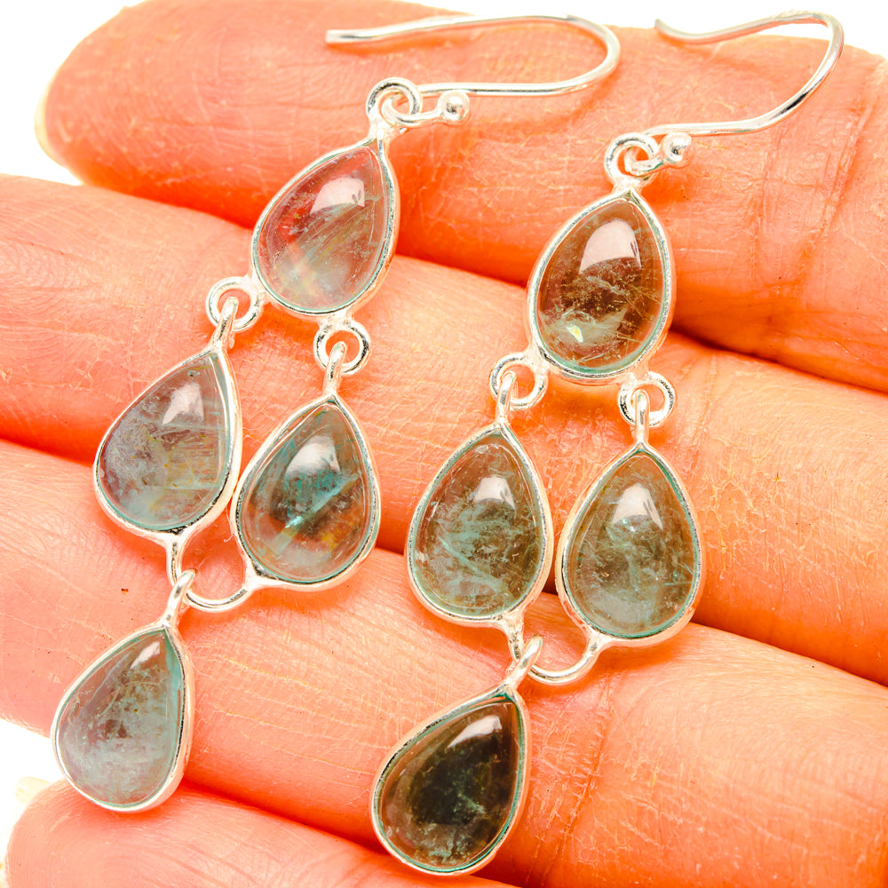 Aquamarine Earrings handcrafted by Anasilvercos - EARR427715