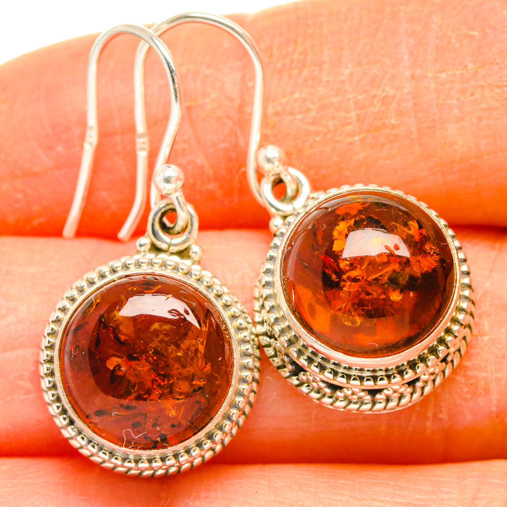 Baltic Amber Earrings handcrafted by Anasilvercos - EARR427717