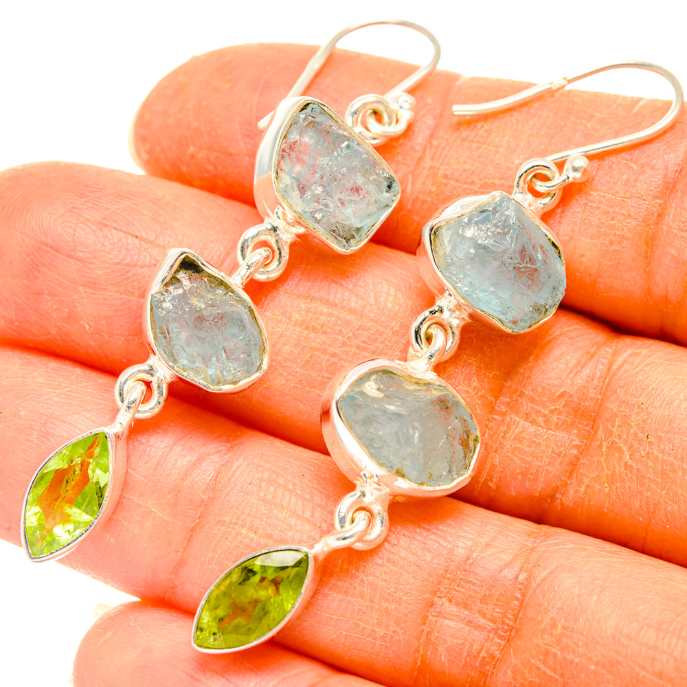 Aquamarine Earrings handcrafted by Anasilvercos - EARR427721