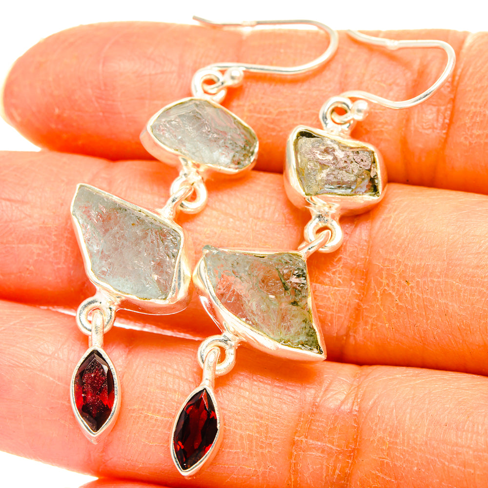 Aquamarine Earrings handcrafted by Anasilvercos - EARR427743