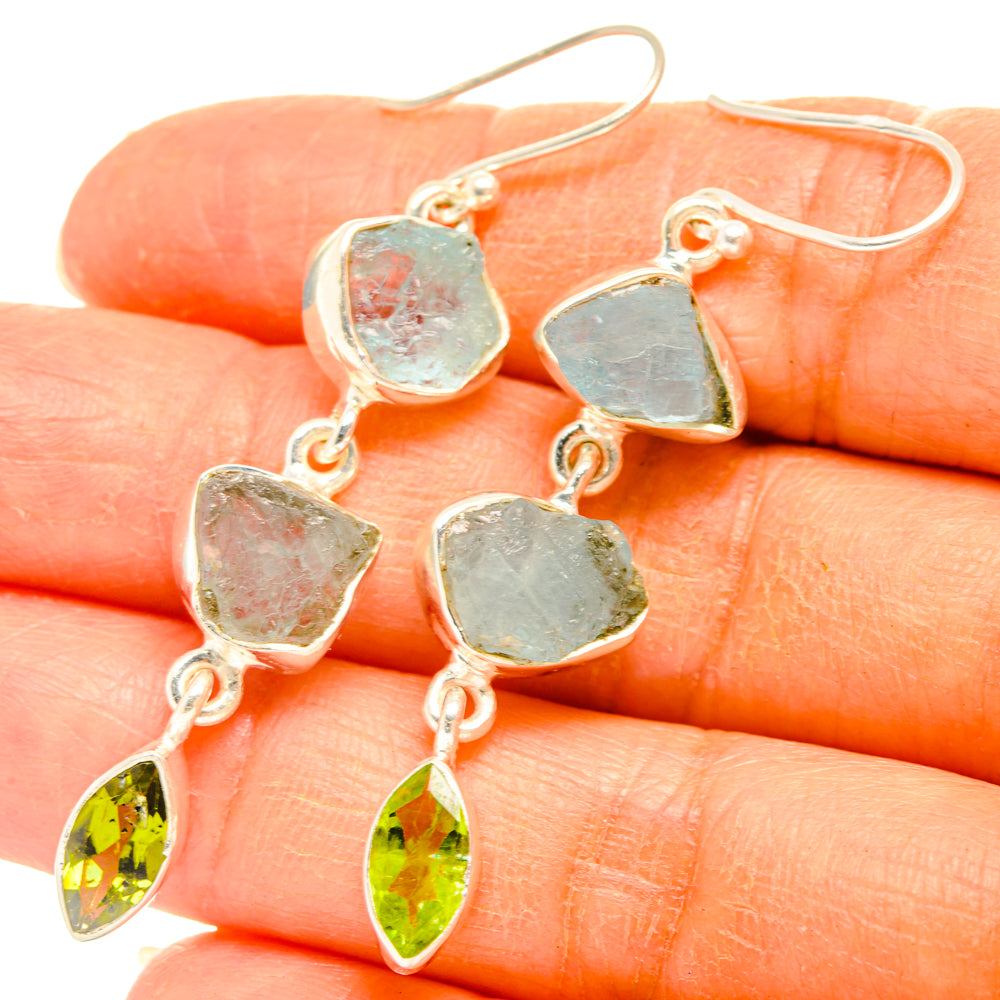 Aquamarine Earrings handcrafted by Anasilvercos - EARR427746