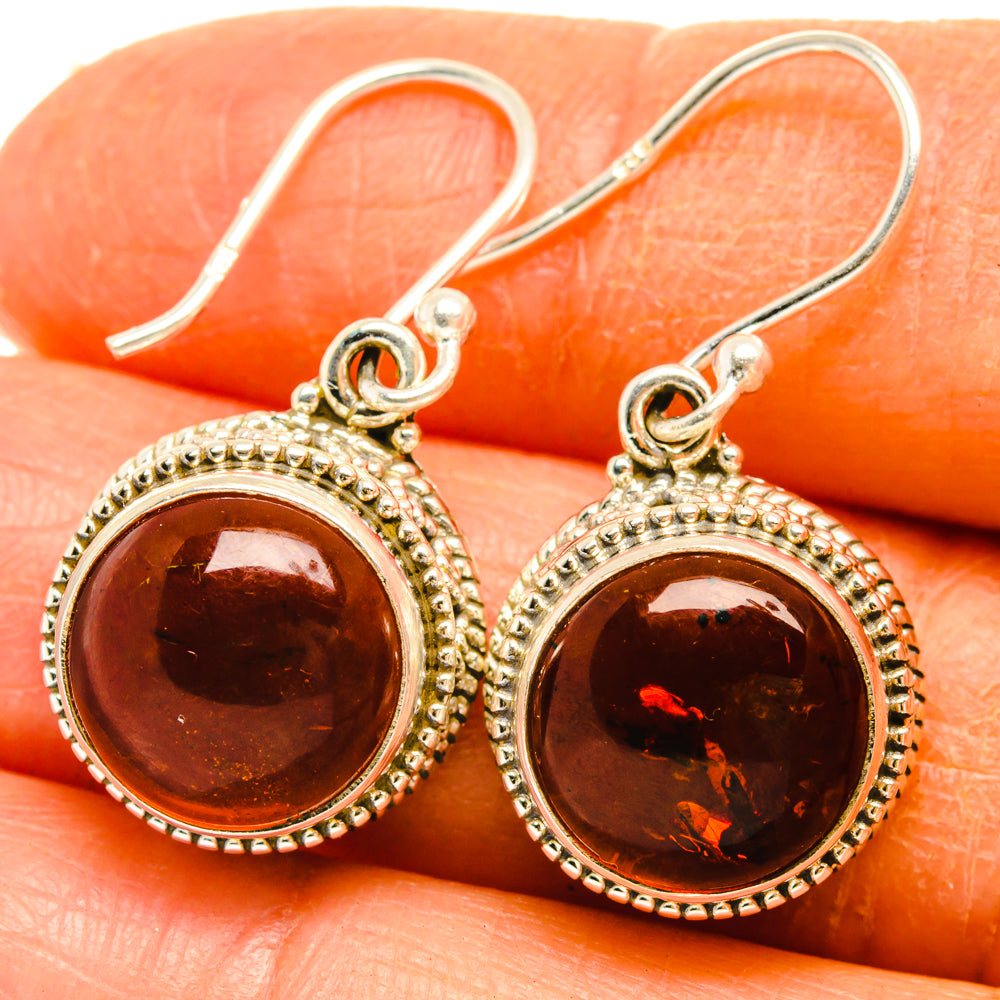 Baltic Amber Earrings handcrafted by Anasilvercos - EARR427747